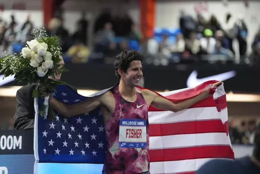 Grant Fisher Smashes World Indoor 3000m Record in Thrilling Millrose Games Duel with Cole Hocker